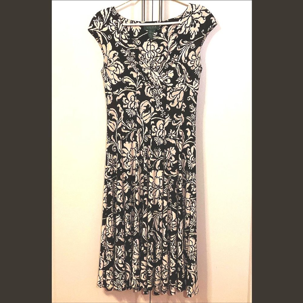 Ralph Lauren Black & White Dress